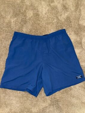 L.L. Bean Supplex Blue Sport Swim Shorts in 7”